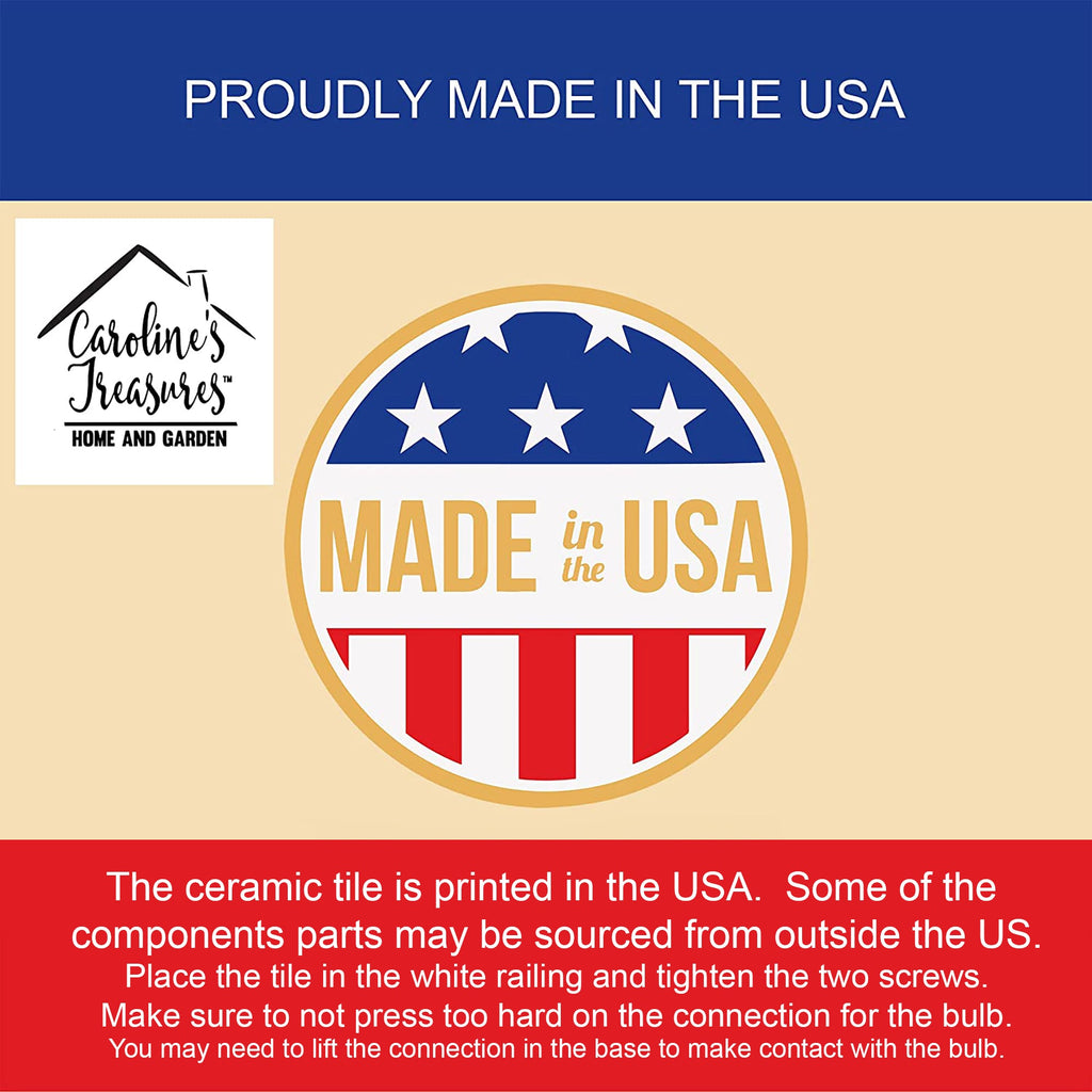 Silky Terrier Luau Ceramic Night Light