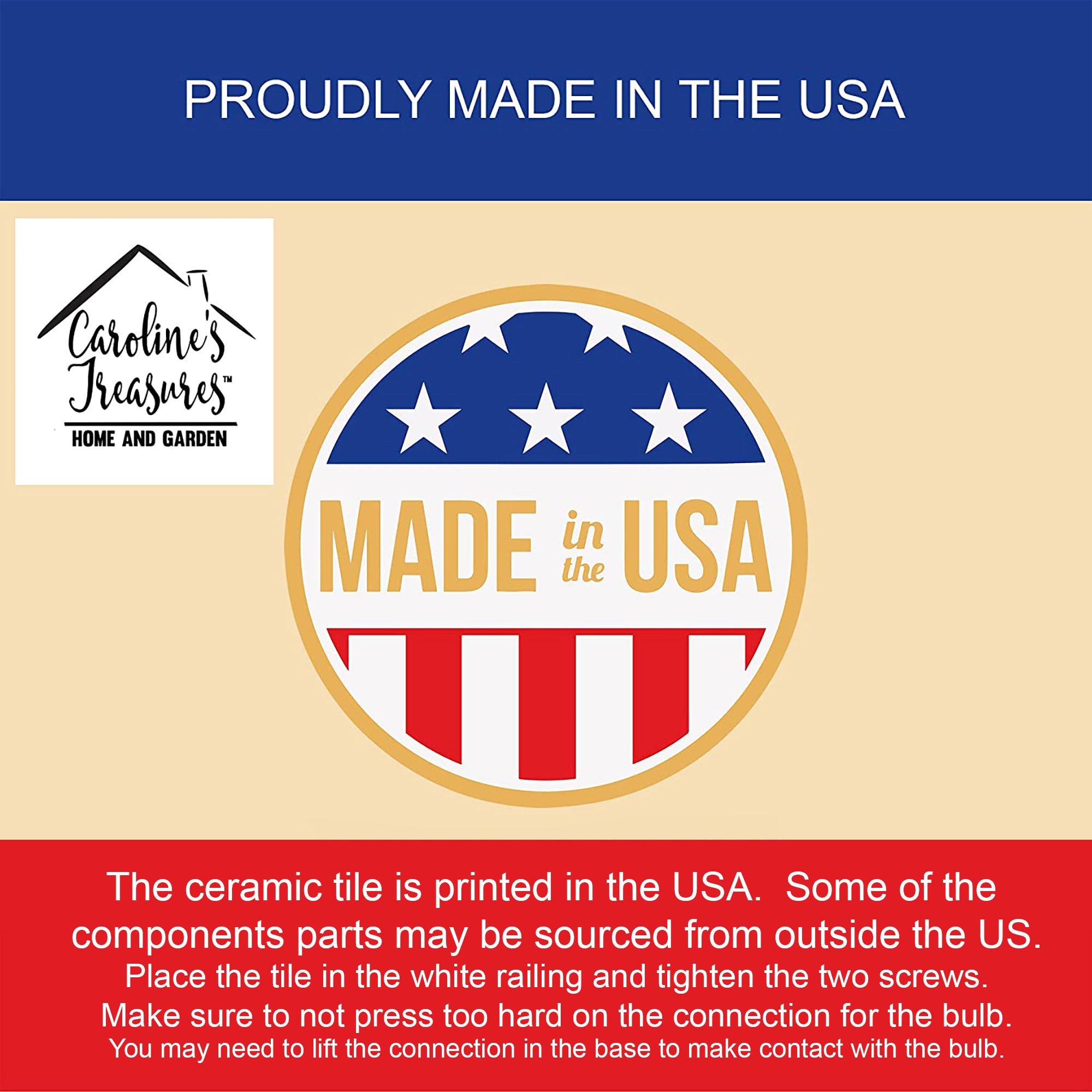 Silky Terrier Luau Ceramic Night Light