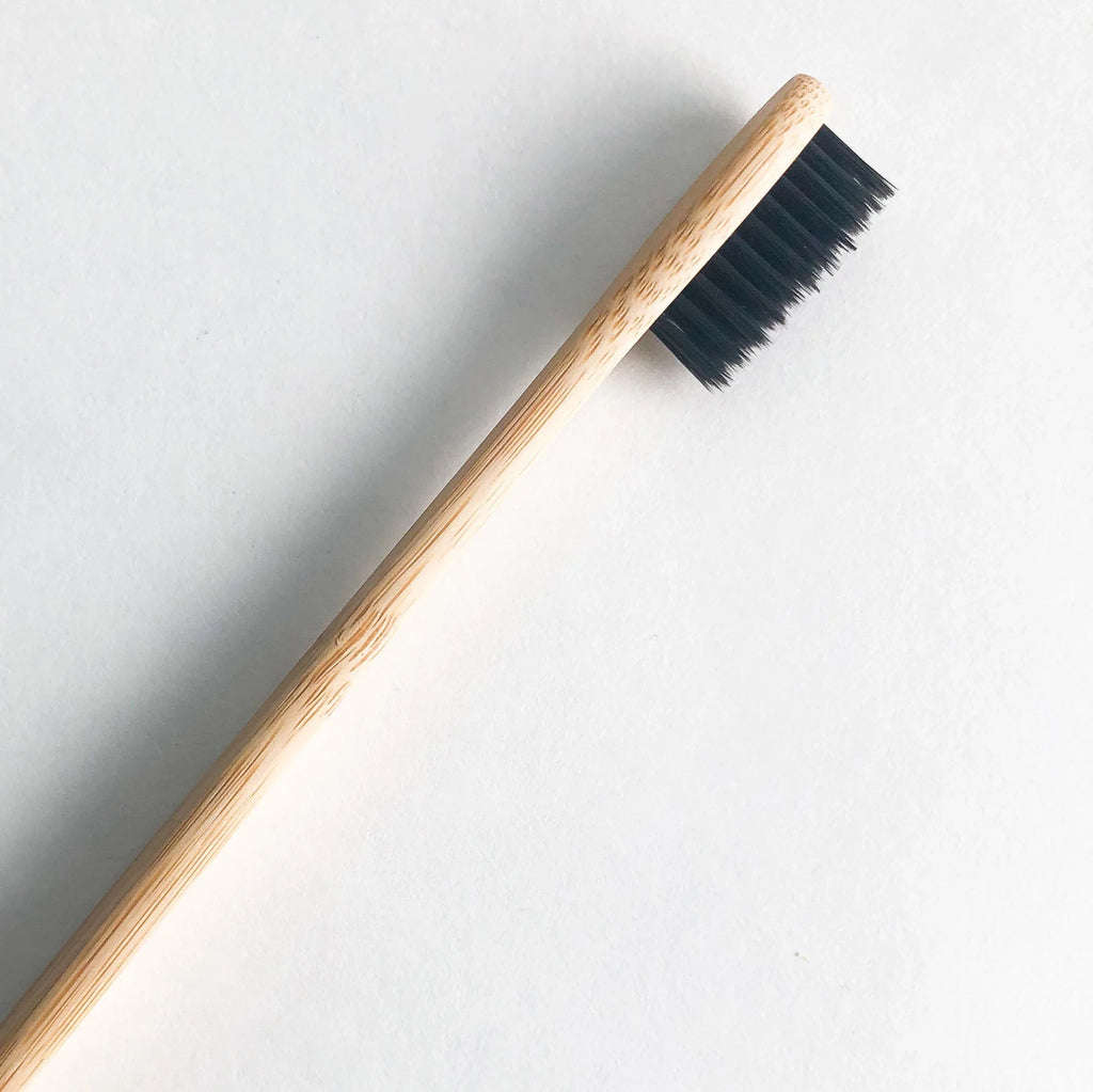 Eco Friendly Natural Bamboo Toothbrush - Activated Charcoal Bristle - Zero Waste | Biodegradable