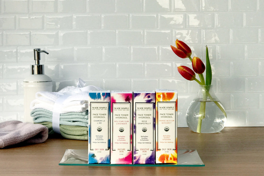 Orange Blossom Bergamot Face Toner for Oily Skin - Certified Organic, Vegan & Cruelty-free